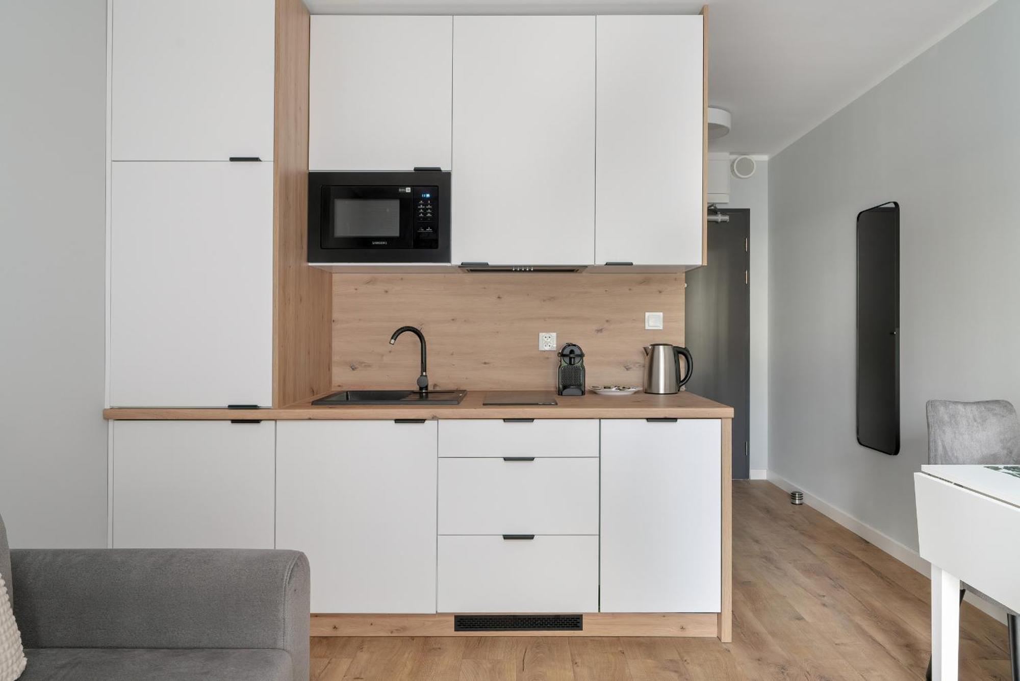 Jasny & Elegancki Apartament Typu Studio Z Tarasem By Renters Apartament